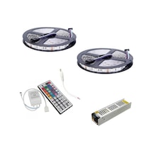 Şerit Led Rgb 10 Metre 44 Tuş Kumanda 5 Amper Adaptrör 5050 3 Çip