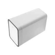 Novahub Ev Çöp Kutusu Kapalı Büyük Kokusuz Pres Üstlü Beyaz, 22x15,5x33 Cm Beyaz