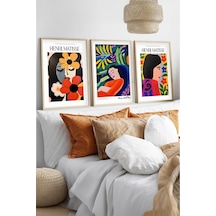 Huhuli Ahşap Çerçeveli Henri Matisse Tablo Seti Huhu541