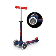 Micro Mini Deluxe Navy Blue Işıklı (LED) Scooter MMD118 Micro Mini Deluxe Navy Blue Işıklı (LED) Scooter MMD118