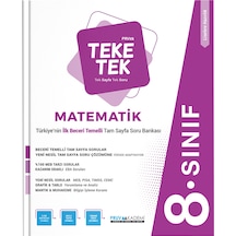 8. Sınıf Matematik Teke Tek Soru Bankası- Pruva Akademi