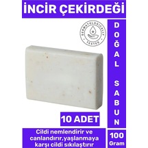 Doğal Güzel Kokulu Cilt Güzelleştirici Organik İncir Çekirdeği Sabunu 10 Adet