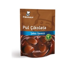 Pakmaya Şeker İlavesiz Vegan Pul Çikolata 70 G - 8 Adet Tarı