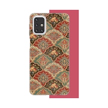 Samsung Galaxy M31s Uyumlu Çini Motif Baskılı Silikon Kılıf Renkli