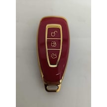 Gma Keys Ford Fiesta Kuga Mondeo Focus Bmax Cmax Smax Kuga Nano Anahtar Kılıfı Kırmızı Gold Altın Renk
