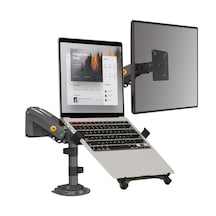 Nb North Bayou H180-fp Beyaz Monitör Kolu, 17"-27" Monitör & 10"-17" Laptop Standı, Masa Monte Nb H180 Fp G