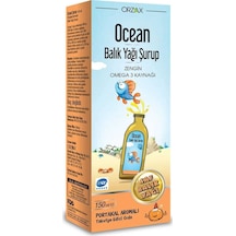 Ocean Orzax Portakal Aromalı Balık Yağı Şurup 150 ML