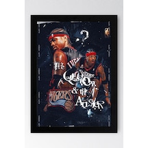 Allen Iverson Çerçeveli Tablo - Basketbol Nba Posteri Tablo