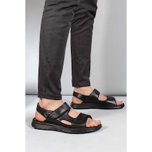 Hakiki Deri Erkek Klasik Sandalet 018mag-208-71 001