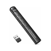 S7 Dijital Ekranlı Şarjlı Lazer Sunum Kumandası Type-c, 100 M Menzil, Kablosuz 2.4g, Powerpoint/keynote Uyumlu, Usb Alıcılı, Manyetik Saklama, Ergonomik Tasarım Çok Renkli