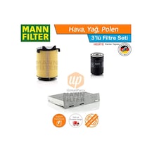 Vw Passat B6 1.6 Benzinli Mann Filtre Bakım Seti 2005-2011 (368407800)
