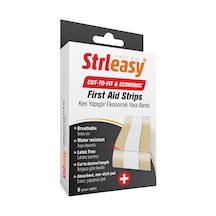 Strleasy Kesilebilir Yara Bandı, 6 Cm X 10 Cm, 5'li Paket, Suya Dayanıklı, Lateks İçermez
