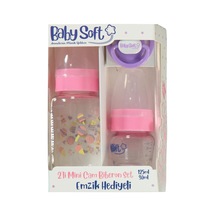 Baby Soft 2'li Mini Cam Biberon Set-pembe - Pembe