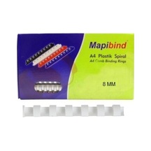 Mapi Spiral Plastik 8 Mm Beyaz