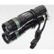 Blackwatton Wt-037-Şarjlı Zoomlu Acil Durum Feneri N11.12802 Siyah