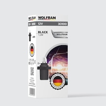 Wolfram 12 Volt 1.2 Watt Duylu Gösterge Ve Panel Ampulü B8,5d Duy Tipi - 10 Adet