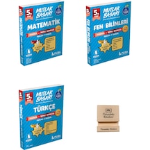 Mutlak Başarı 5. Sınıf Matematik Türkçe Ve Fen Bilimleri 3lü Set Fasikülleri + Telefon Standı