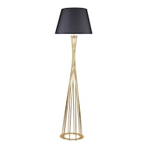 Rys Tasarım Retro Lambader Köşe Lambası Mat Gold Siyah Başlık 45c Rys Tasarım Retro Lambader Köşe Lambası Mat Gold Siyah Başlık 45c