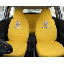 Servis Kılıfı Renault Yazılı Sarı Renk 1 Takım