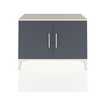 Arges Şifonyer Tek Raflı 2 Kapaklı 88x30x64 Aytaşı-antrasit Aytaşı
