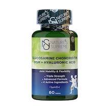 Nature's Supreme Glucosamine Chondroitin Msm + Hyaluronic Acid  60