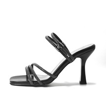 Beety Siyah Taşlı Abiye Topuklu Kadın Ayakkabı