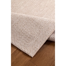 Elit Premium Sisal Jut Halı 1001 -bej Krem Balık Sırtı Desen