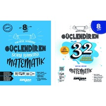 Ankara Yayınları 8. Sınıf Matematik Güçlendiren Soru Bankası + 32 Haftalık Güçlendiren Kazanım Denemesi