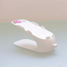 50828 Çocuk Ayakkabı Rampası, Beyaz, 19 X 8.5 X 10.2 Cm Mika Gri Diğer