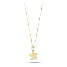 Debora Jewelry 14 Ayar Altın Zarif Deniz Yıldızı Kolye