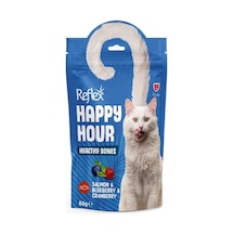 Reflex Happy Hour Kemikler Somon Kızılcık Yaban Mersini Kedi Ödülü 60 G