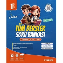 Tudem 1.sınıf 2. Dönem Tüm Dersler Soru Bankası Tudem Yayınları