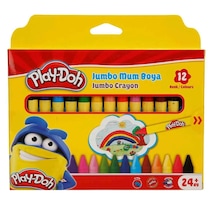 Mey İthalat Silinebilir Crayon Mum Boya 12 Renk Diğer