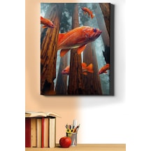 Webstyle Sayılarla Boyama Seti Kasnaklı Orman Denizi 40 X 50 Cm