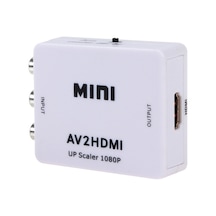 4553 Rca Av To Hdmi Çevirici Dönüştürücü Adaptör