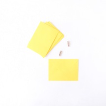 Renkli zarf (standart)  50 adet (Sarı)