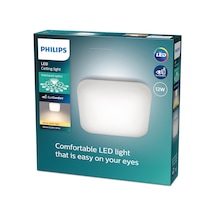 Philips Mauve Kare Plafonyer 12w 2700k Beyaz