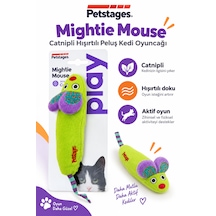 Petstages Mightie Mouse Catnipli Hışırtılı Peluş Kedi Oyuncağı