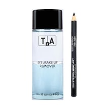 Tca Studıo Make-up Professıonal Make Up Suya Dayanıklı Eyelıner Siyah + Göz Makyaj Temizleyici 2li Set 0
