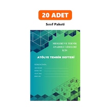 Temrin Defteri Sınıf Paketi - 20 Adet