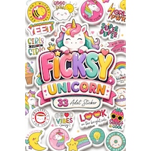 Unicorn Tek Boynuzlu At Sticker Seti - 33 Adet Etiket Çıkartma Diğer