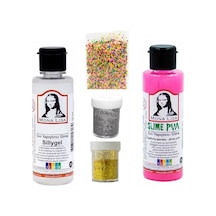 Slime Seti Fosforlu Pembe Renk 70 ML Renkli Slaym Südor Sılaym Se