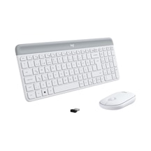 Mk470 Slim Combo Kablosuz Klavye Mouse Seti, 12 Fn Kısayolu İle Kompakt Klavye, Sağ Ve Sol Elle Kullanılabilir, 10 M Kullanım Mesafesi, Sessiz, Türkçe Q Klavye, Beyaz Diğer