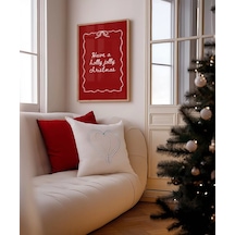 Çerçevesiz Poster Holly Jolly Christmas