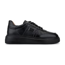 Tamer Tanca Erkek Hakiki Deri Siyah Sneakers & Spor Ayakkabı 1145 2024 Erk Ayk Y26 Sıyah