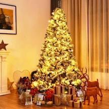 18 Metre Yılbaşı Ağacı Işığı 200 Ledli 18 Metre Gün Işığı Led Işık Modlu 220 Volt Fişli Noel Işığı Diğer