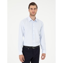 Pierre Cardin Erkek Açık Mavi Gömlek Desenli 50294729-vr003 Açık Mavi