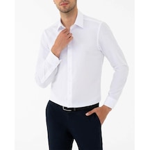 Advante Slim Fit Pamuk Saten Erkek Gömlek