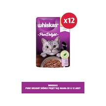 Whiskas Pouch Pure Delight Tavuklu Yetişkin Kedi Mama 12 x 85 G