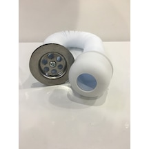 Körüklü Lavabo Sifon + Nuh Conta 2'li Set